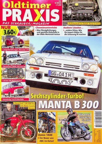 Deckblatt Oldtimer Praxis (05/2023)
